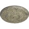 Ekena Millwork Amelia Ceiling Medallion (Fits Canopies up to 4 1/8"), 15 3/4"OD x 5/8"P, Castle Stone Crackle CM16AMCSC - alternate 3